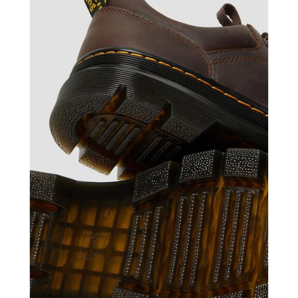 Dr. Marten's / Reeder Crazy Horse Leather Utility Shoes / Stylish Docs Lace Up - Picture 11 of 11